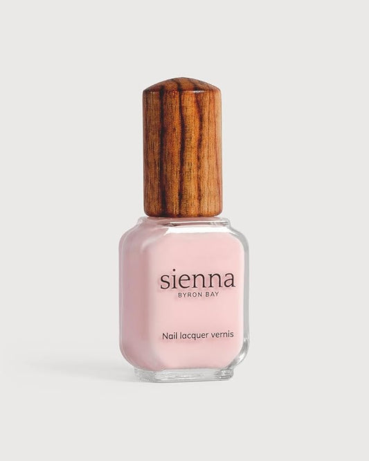 Sienna Byron Bay Peace, Pink Sheer Vegan Nail Polish, Long-Lasting, Vegan & Cruelty-Free, 10ml – .34 fl oz.