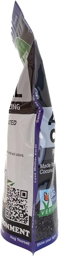 Green Piece® Activated Charcoal Pure - Course Grain Air Purifying Bag - Kid/Pet Friendly Air/Water Fresheners - Odor Absorber - Resealable Bag Made by Green Piece (1 Pound)
