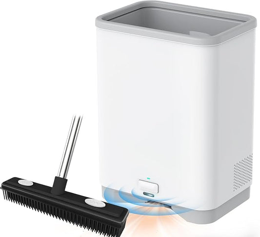 Touchless Vacuum Automatic Dustpan Cleaner Pet Hair Remover Vacuum Cleaner with Dust Bag for Sweeping Hair Vacuum for Salons Food Dirt Kitchen