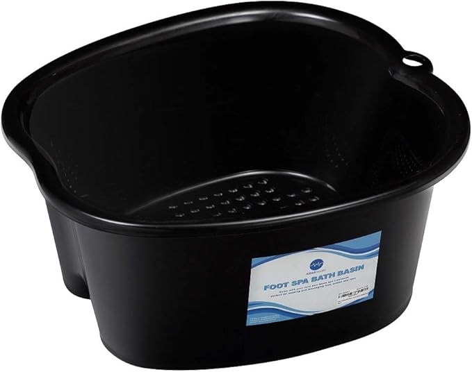 Foot Soaking Bath Basin – Large Size for Soaking Feet | Pedicure and Massager Tub for at Home Spa Treatment | Callus, Fungus, Dead Skin Remover