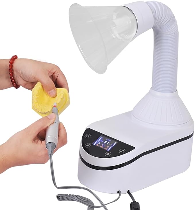Lab Vacuum Cleaner with LED Silent Dust Collector for Nail Polish and Lab (Vacuum Cleaner+Nail Drill Pen)
