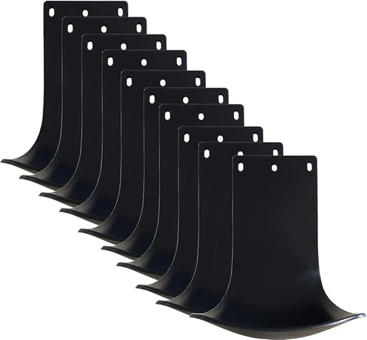 10 Pcs Drip Tray for Wall Mounted Soap Dispenser, Prevent Dripping and Spraying, Dispenser Stand, Black
