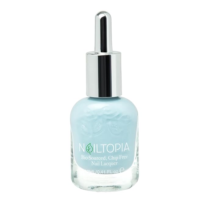 Nailtopia Bio-Sourced, Chip Free Nail Lacquer - All Natural, Strengthening Biotin and Superfood-Infused Polish - Chip Resistant Formula - Quick-Dry, Long Lasting Wear - Hula Girl - 0.41 oz