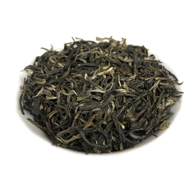 HOYNISE - Jasmine Green Tea Loose Leaf - Zero Bitterness - No Artificial Flavorings & Additives - Caffeinated Loose Leaf - Enjoy Hot or Iced, 100g/3.5oz