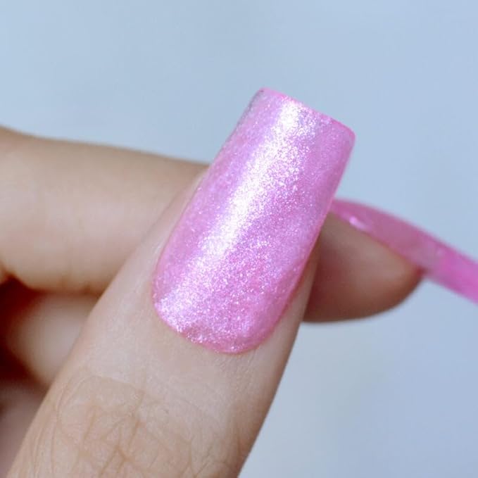 PINKMASK Easy Gel 2oz 60g- Pink Shine, Professional Builder Enhancement Gel-Quick Nail Extension for Beginner DIY, Nail Strengthener-Long Lasting-Salon Quality-Thickening Solution