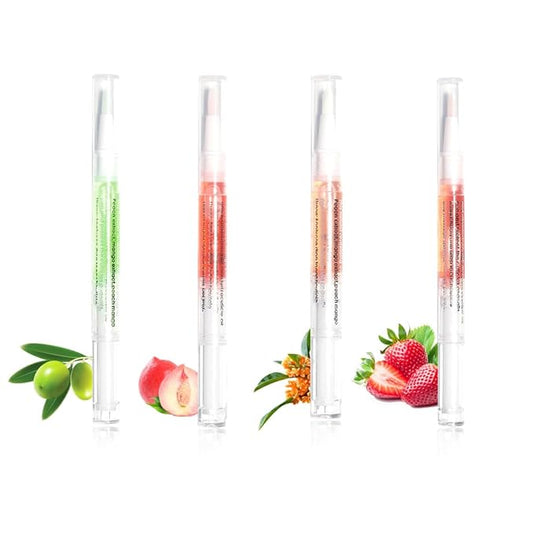 4pcs Cuticle Oil Cuticle Pen Cuticle Pen Nail Nutrition Oil Repair Nail Care Essential Oil Moist Cuticle Oil Pen for Nails cuticle oil