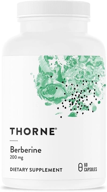 THORNE - Berberine - 200 mg (Formerly Berbercap) - Supports Heart Function, Immune System and Gut Health* - 60 Capsules