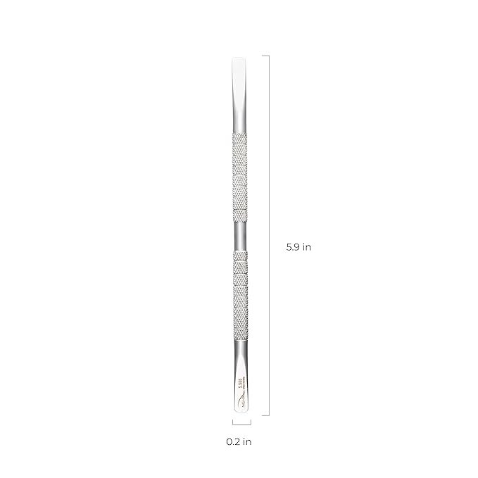 NGHIA Pusher - S-505 (Stainless Steel) | Double–Ended Cuticle Pusher | Precision Nail Care Tool| Premium Quality for Nail Care | Ergonomic Design | Suitable for Professional & Home Use…