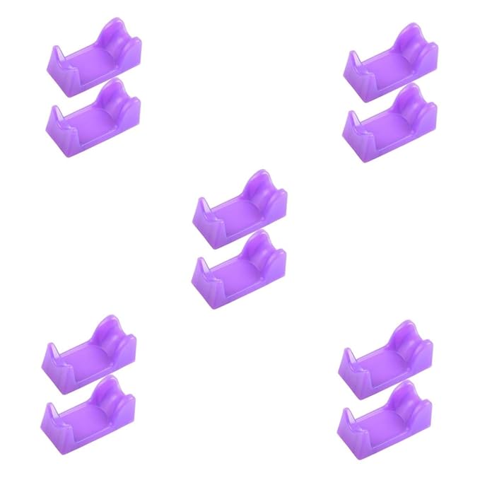 10pcs Portable Nail Art Electric Polisher Handle Rack Lightweight Plastic Handle Holder for Desktop Storage Convenient Manicure Accessory for Nail Technicians and Home Use