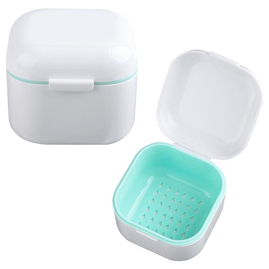 1Pc Plastic Nail Tool Sterilizer Box Nail Drill Bits Cleaning Box Polishing Tools Soaking Tray Manicure Pedicure Storage Container Case - White (White, 3.15“x3.15“x2.75“)