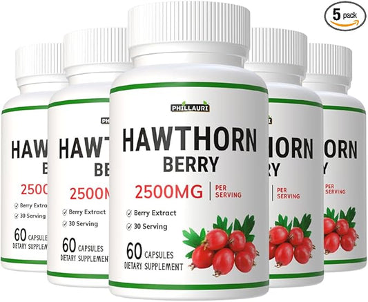 Hawthorne Berry Supplement | Hawthorne Berry | Hawthorn Berry Capsules for Men & Women | 300 Capsules