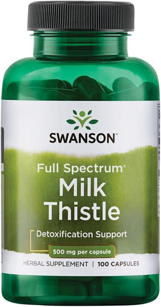 Full Spectrum Milk Thistle 500 mg 100 Caps