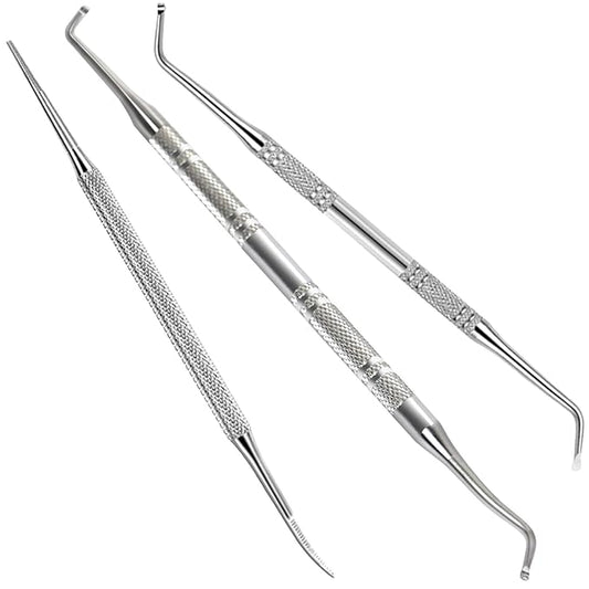 Teenitor Pedicure Tools for Feet, Toenail File and Lifters, Upgraded Professional Surgical Safe Ingrown Toenail Treatment Ingrown Toenail Removal Kit Ingrown Toenail Tool