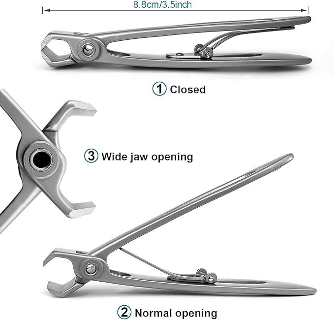 Straight Nail Clippers for Men Heavy Duty Toenail Clippers for Seniors Thick Toenails, Wide Jaw Opening Large Ultra Sharp Fingernail Cutter, Stainless Steel (Flat Edge-S)