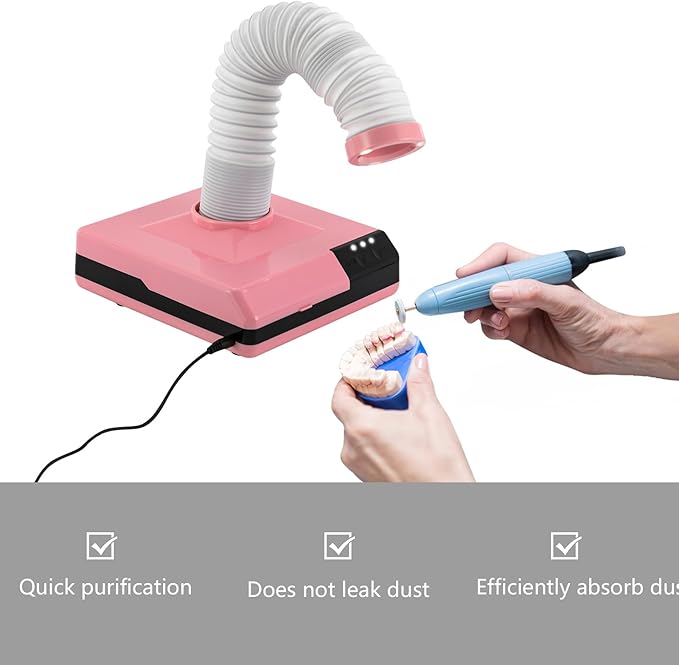 Countertop Vacuum Cleaner Dust Collector, Nail Art Manicure Dentist's Dust Clean Tool, Dust Collector Fan Vacuum Cleaner