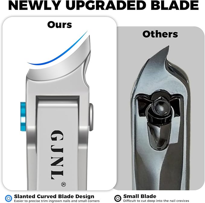 Stocking Stuffers Gifts for Men, Toenail Clippers for Men Thick Nails, Heavy Duty Very Sharp Ingrown Nail Clippers Christmas Xmas Presents for Girls, Sliver