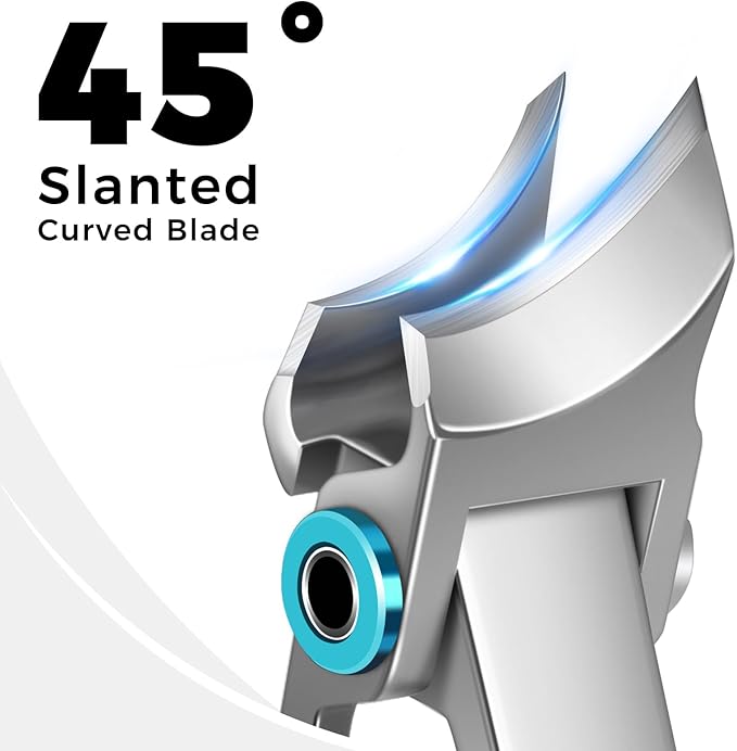 Stocking Stuffers Gifts for Men, Toenail Clippers for Men Thick Nails, Heavy Duty Very Sharp Ingrown Nail Clippers Christmas Xmas Presents for Girls, Sliver