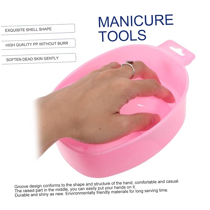 Single-layer Nail Soak off Bowl Manicure Bowls Nail Care for Hand Soaking (watermelon)