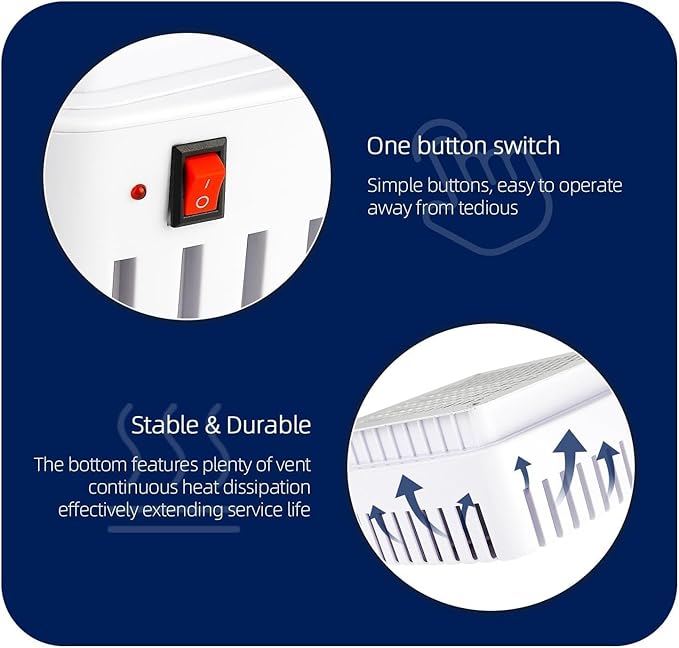 13-Watt Corded Electric Nail Dust Collector with Reusable Filter, Dual-Use Built-in or Tabletop Powerful Suction Machine for Acrylic Nail Polishing, Professional for Salon and Home Use (White)