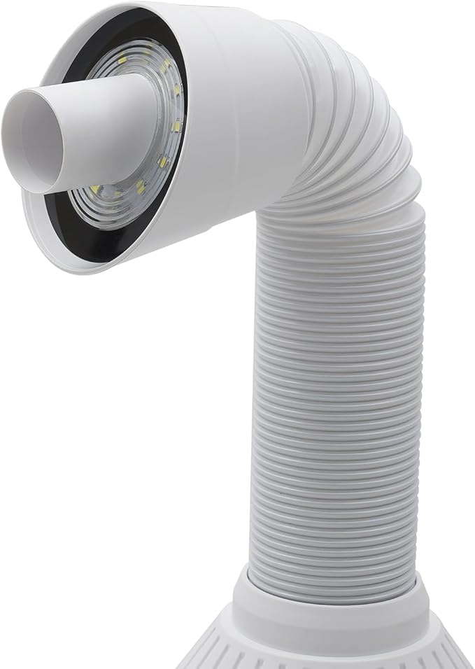 Nail Dust Collector with Reusable Filter,Nail Dust Collector With Reusable Filter, Powerful Vacuum Fan Vent Dust Collector,Dust Hose Cover,Led Spotlight,for Nail Art,Nail Care, and Removing Dead Skin