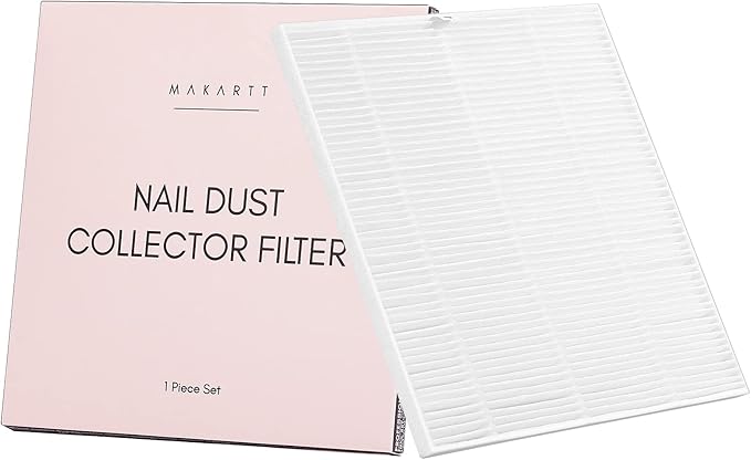 Makartt Nail Dust Collector Filter - for SYMPHONEE Nail Dust Vacuum Machine - Single Replacement Filter for Nail Art Salon Dust Extractor Accessories