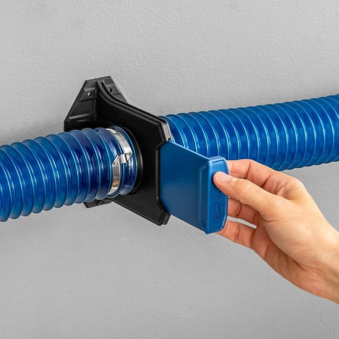Dust Right (2.5" to 2.5") Ready-Mount Blast Gate – Durable Woodworking Dust Collector – Self-Cleaning Woodworking Vacuum Accessories - Blast Port for Clog-Inducing Debris