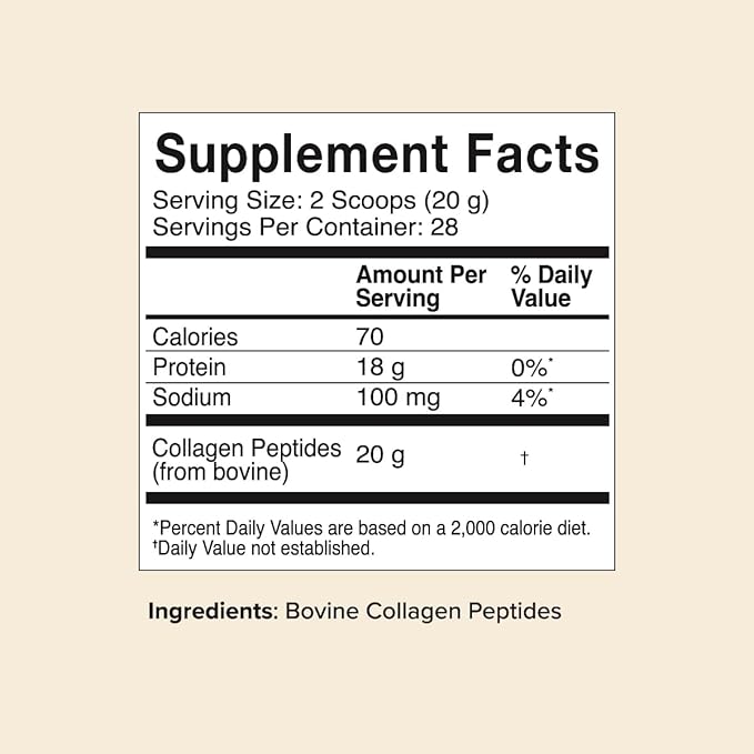 Great Lakes Wellness Collagen Peptides Powder for Skin, Hair, Nails, Joints & Digestion - Unflavored - Quick Dissolve Hydrolyzed, Non-GMO, Keto, Kosher - 20 oz