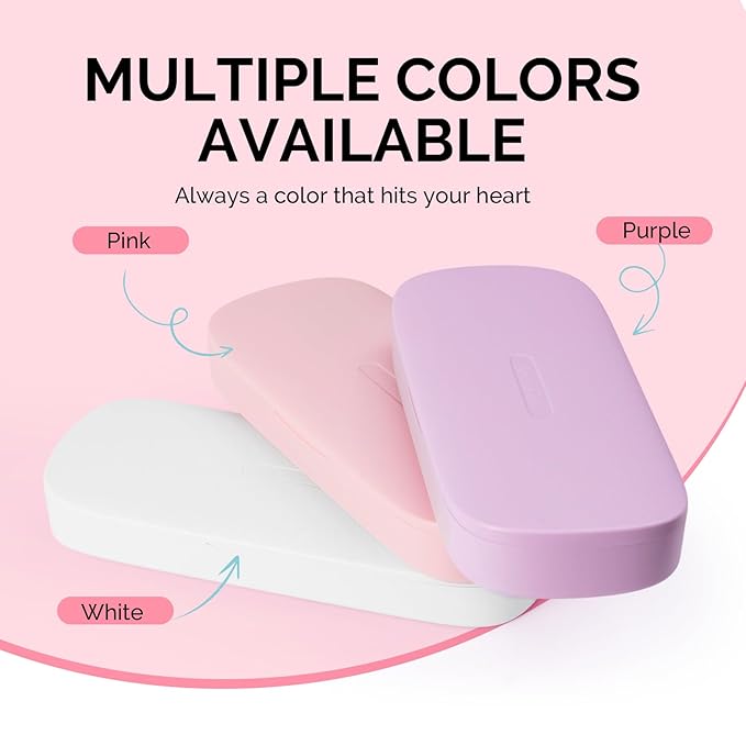 [2025 Upgraded]MelodySusie Acrylic Nail Tool Storage Box,Portable Dustproof Stand Displayer Holder Organizer Container Manicure Efile Accessories Nail Drill Kit Case,Travel Salon Home,Pink(Only Box)