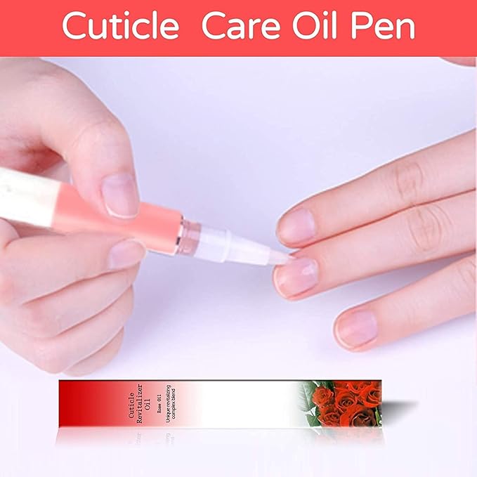 AIJIMEI Cuticle Oil Pens 8pcs Cuticle Oil Nail Oil Cuticle Nail Nutrition Oil Cuticle Oil Pen for Nails Moist Nail Repair Nail Care Essential Oil Moist