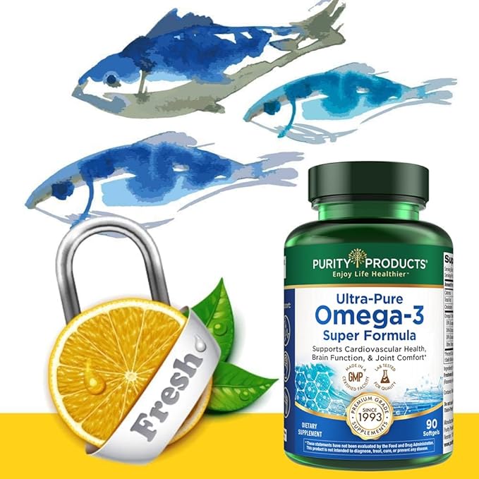 Purity Products - Ultra Pure Omega 3 Super Formula 90 Softgels