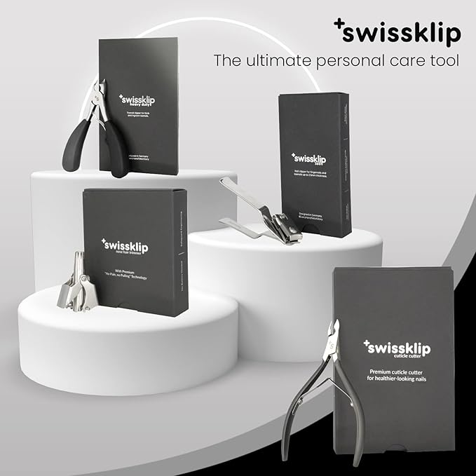 Swissklip Cuticle Trimmer I Best Cuticle Remover I Cuticle Nippers, Cutter, Scissors I Nail Nipper used along with Cuticle Pusher Tool, Cuticle Clippers, Nail Cuticle Trimmer (Pack of 2)