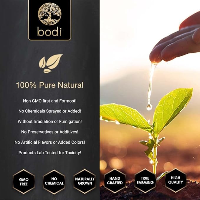 bodi : True Astragalus Capsules 100% Pure Natural Hand Crafted (120 Capsules)
