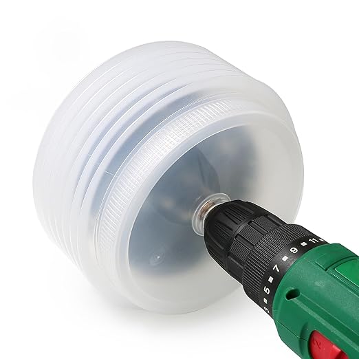 125mm Hole Saw Dust Bowl, Rubber Scalable Dust Cover Collector for Ceiling Cutting Work and Other Drilling Works