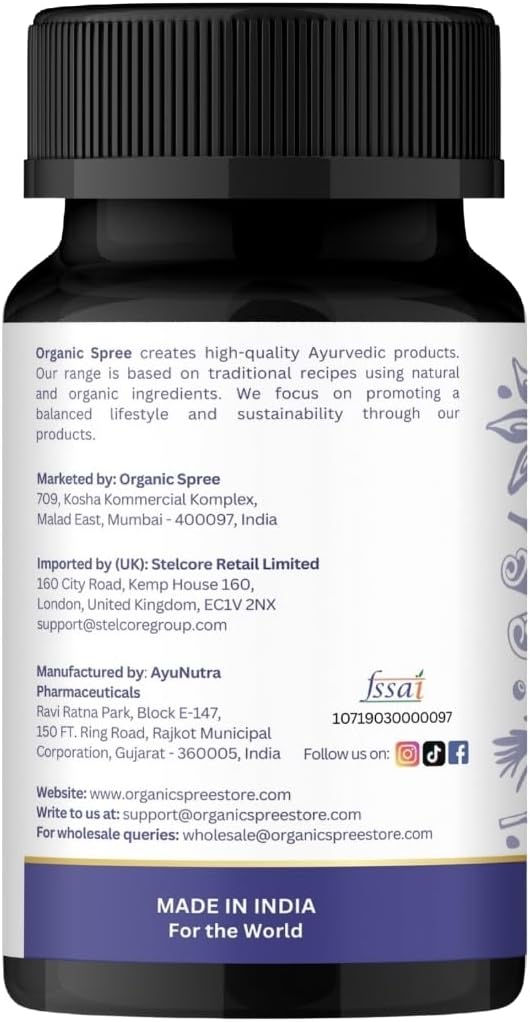 Gokshuradi Guggulu 120 Tablets - May Support Urinary, Bladder Health* - Ayurvedic Formulation - Certified and Vegetarian (1)