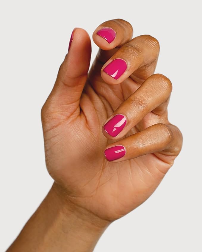Sienna Byron Bay Goddess, Raspberry Pink Natural Nail Polish, Long-Lasting, Vegan & Cruelty- 10ml – .34 fl oz.