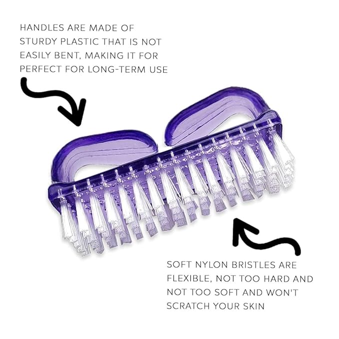 DreamCut Handle Nail Brush - Fingernail Brush Cleaner, Hand Scrub Cleaning Brush
