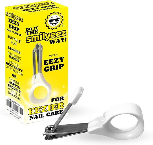 The Original Smilyeez EEZY Grip Nail Clipper EEZY to Hold Hard to Drop