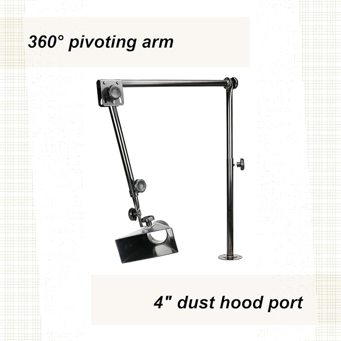 Woodriver Dust Connection Universal Dust Collection Boom