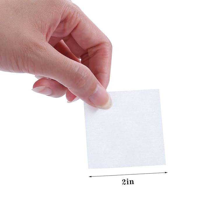1300 pcs Lint Free Nail Art Gel Polish Remover Cotton Pad Nail Wipe With 2 Pcs Cuticle Double Head Pusher Remover Tool…