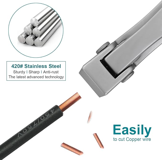 Straight Nail Clippers for Men Heavy Duty Toenail Clippers for Seniors Thick Toenails, Wide Jaw Opening Large Ultra Sharp Fingernail Cutter, Stainless Steel (Flat Edge-S)