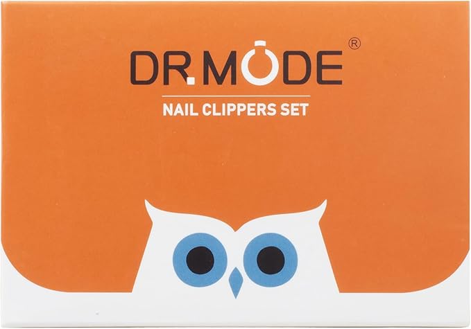 DRMODE Finger Nail Clippers Adult, 2 Pack Large & Small Nail Clippers Set for Men Wome Fingernail Toenail, Stainless Steel Sharp Toenail Clippers Travel Nail Cutter Timmer with Case