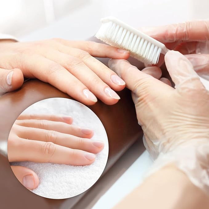 10 Pcs Handle Grip Nail Brush, NICEMOVIC Hand Fingernail Cleaner Brush Manicure Tools Scrub Cleaning Brushes Kit, Use for Toe and Nail Cleaning (Bright Colors)