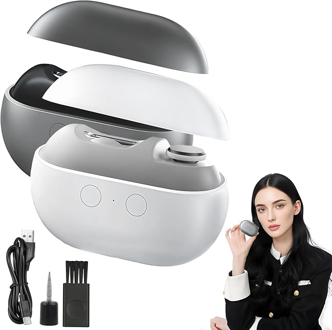 2 in 1 Electric Nail Clippers for Seniors, 2025 New Electric Polishing Automatic Nail Clippers, Electric Nail Trimmer for Fingers and Toes with 2 Adjustable Speeds for Senior Adults (Mix)