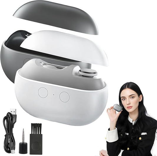 2 in 1 Electric Nail Clippers for Seniors, 2025 New Electric Polishing Automatic Nail Clippers, Electric Nail Trimmer for Fingers and Toes with 2 Adjustable Speeds for Senior Adults (Mix)