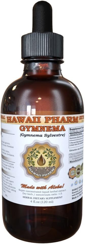 Hawaii Pharm Gymnema (Gymnema Sylvestre) Liquid Extract 2 oz