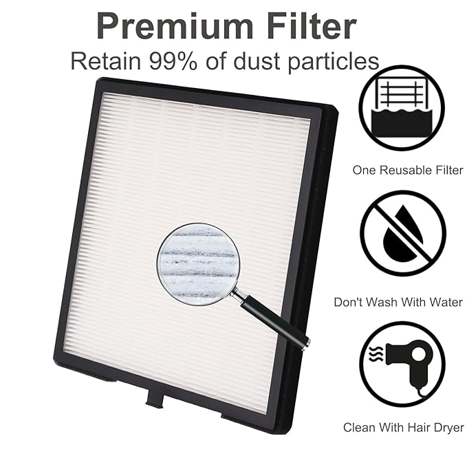 Electric Nail Dust Collector Machine Nail Dust Vacuum Cleaner Professional Manicure Nail Dust Collector Fan Nail Salon Dust Extractor with 1 Reusable Filters Nail Salon Dust Extractor for Home