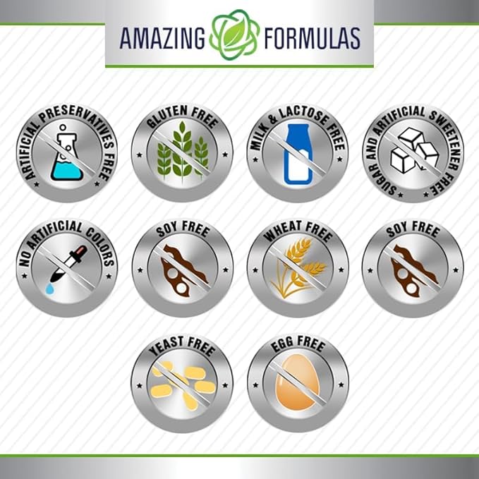 Amazing Formulas Artichoke Extract Supplement | Cynara Scolymus Leaf Capsules| 500 Mg | Capsules | Non-GMO | Gluten Free | Made in USA (1 Pack, 180 Count)