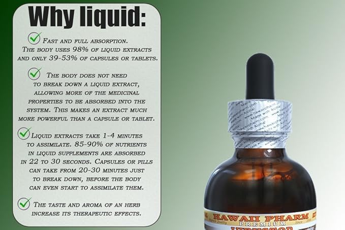 BlackBerry Alcohol-Free Liquid Extract, BlackBerry (Rubus Armeniacus) Root Glycerite Hawaii Pharm Natural Herbal Supplement 2x32 oz Unfiltered