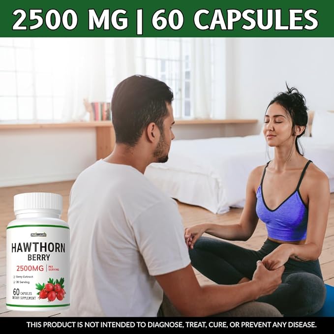 Hawthorne Berry Supplement | Hawthorne Berry | Hawthorn Berry Capsules for Men & Women | 300 Capsules