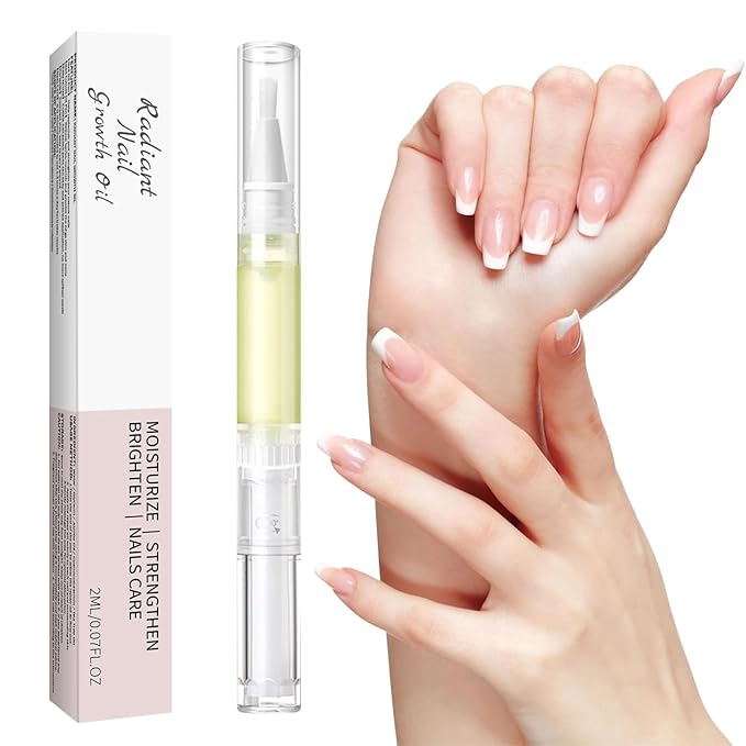 Rejuvenation Nail Growth Pen,Radiant Nail Growth & Strengthening Oil Pen with Cuticle Care and Manicure Nourishment for Moisturizing Nail Care,2Pcs